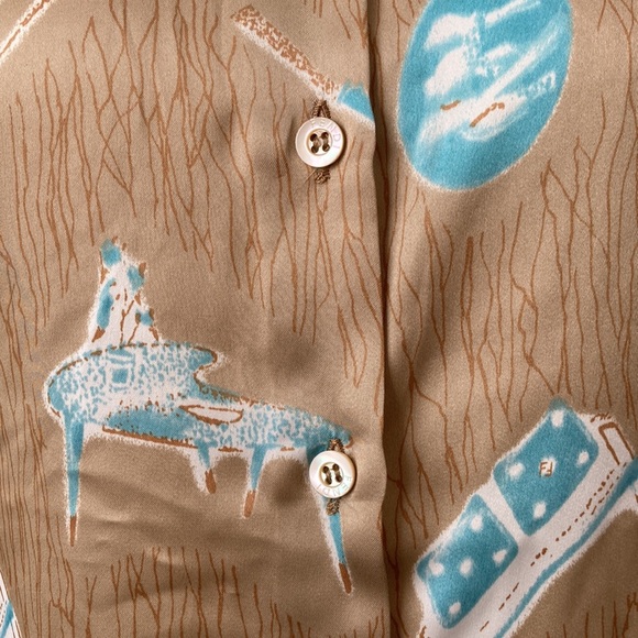 Vintage Fendi Jeans Roma Button Down Brown - Picture 3 of 10